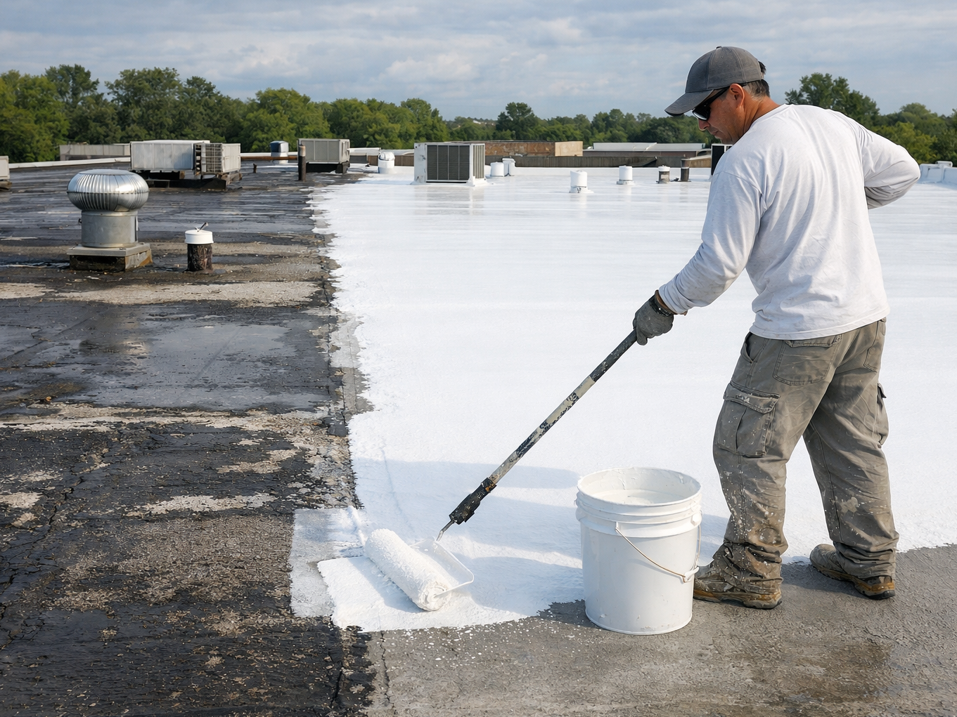 Flat Roof Coatings &amp; Restoration