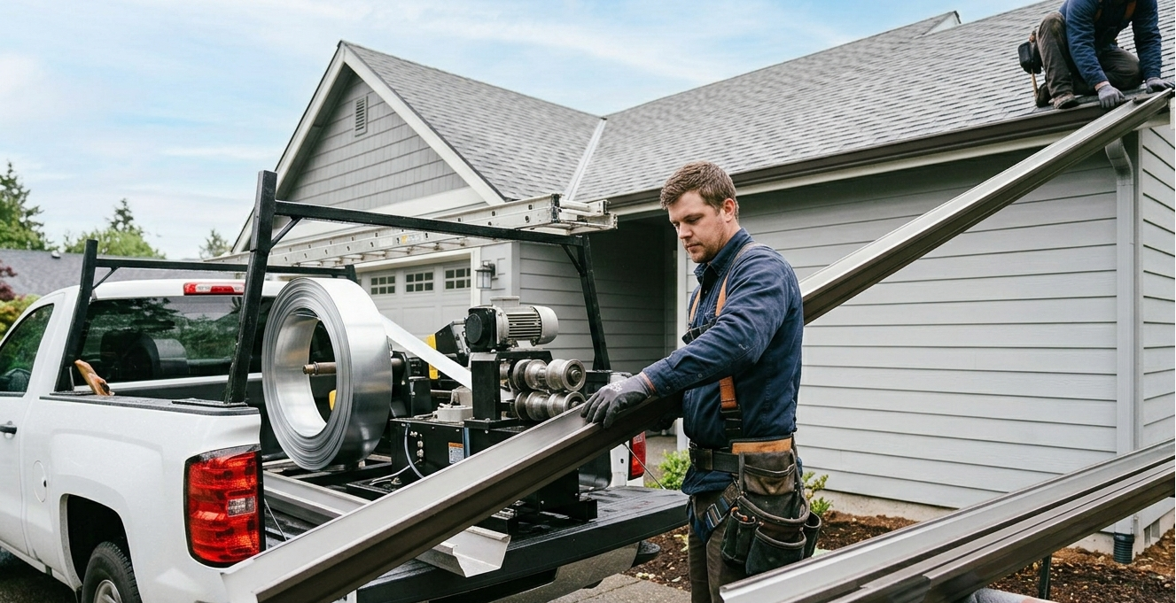 4 Heavy-Duty Gutter System